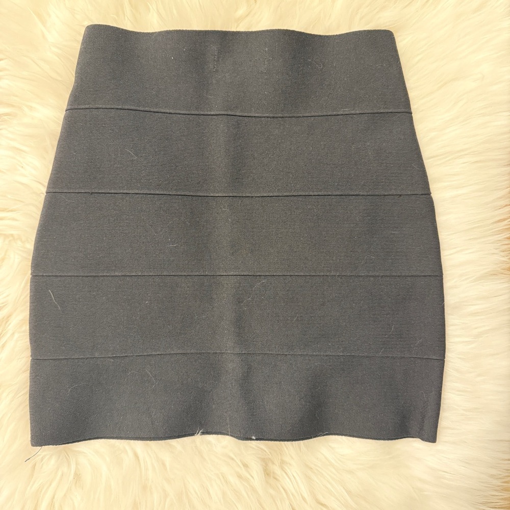 High Waisted Black Skirt